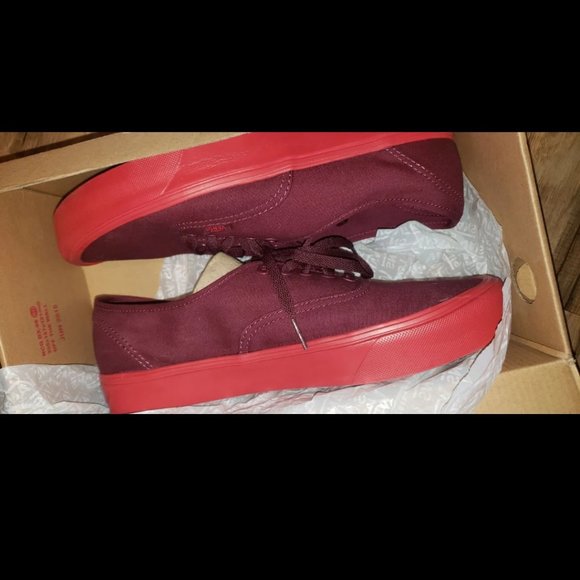 Vans rare color way port wine red NWT mens 11 - Picture 9 of 16